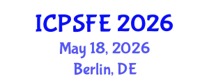 International Conference on Plasma Science and Fusion Engineering (ICPSFE) May 18, 2026 - Berlin, Germany