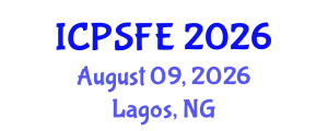 International Conference on Plasma Science and Fusion Engineering (ICPSFE) August 09, 2026 - Lagos, Nigeria