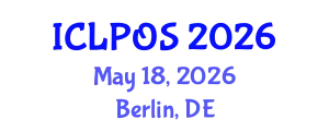 International Conference on Laser Physics and Optical Sciences (ICLPOS) May 18, 2026 - Berlin, Germany