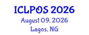 International Conference on Laser Physics and Optical Sciences (ICLPOS) August 09, 2026 - Lagos, Nigeria