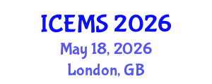 International Conference on Econometrics and Management Sciences (ICEMS) May 18, 2026 - London, United Kingdom