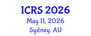 International Conference on Remote Sensing (ICRS) May 11, 2026 - Sydney, Australia