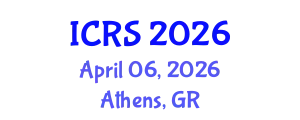 International Conference on Remote Sensing (ICRS) April 06, 2026 - Athens, Greece