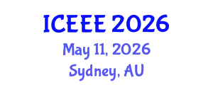 International Conference on Energy and Environmental Engineering (ICEEE) May 11, 2026 - Sydney, Australia