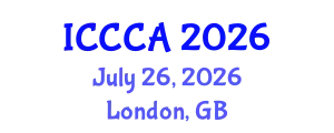 International Conference on Computer Communications and Applications (ICCCA) July 26, 2026 - London, United Kingdom