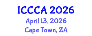 International Conference on Computer Communications and Applications (ICCCA) April 13, 2026 - Cape Town, South Africa