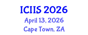 International Conference on Intelligent Information Systems (ICIIS) April 13, 2026 - Cape Town, South Africa