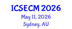International Conference on Structural Engineering, Construction and Management (ICSECM) May 11, 2026 - Sydney, Australia
