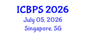 International Conference on Bioengineering and Pharmaceutical Sciences (ICBPS) July 05, 2026 - Singapore, Singapore