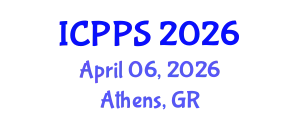 International Conference on Pharmacy and Pharmacological Sciences (ICPPS) April 06, 2026 - Athens, Greece