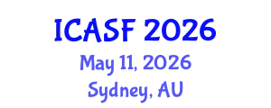 International Conference on Aquatic Sciences and Fisheries (ICASF) May 11, 2026 - Sydney, Australia