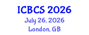 International Conference on Biological and Chemical Sciences (ICBCS) July 26, 2026 - London, United Kingdom