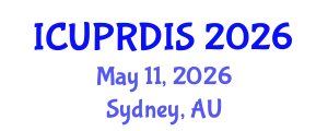 International Conference on Urban Planning, Regional Development and Information Society (ICUPRDIS) May 11, 2026 - Sydney, Australia