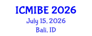International Conference on Medical Informatics and Biomedical Engineering (ICMIBE) July 15, 2026 - Bali, Indonesia