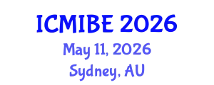 International Conference on Medical Informatics and Biomedical Engineering (ICMIBE) May 11, 2026 - Sydney, Australia