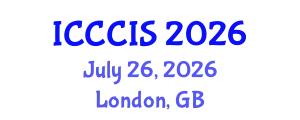 International Conference on Cryptography, Coding and Information Security (ICCCIS) July 26, 2026 - London, United Kingdom