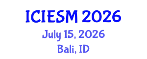 International Conference on Innovation, Entrepreneurship and Strategic Management (ICIESM) July 15, 2026 - Bali, Indonesia