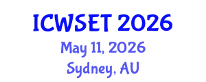 International Conference on Women in Science, Engineering and Technology (ICWSET) May 11, 2026 - Sydney, Australia