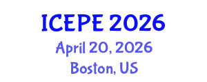 International Conference on Electronics and Power Engineering (ICEPE) April 20, 2026 - Boston, United States