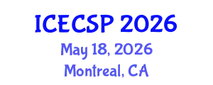 International Conference on Electronics, Control and Signal Processing (ICECSP) May 18, 2026 - Montreal, Canada