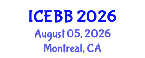 International Conference on Emerging Biosensors and Biotechnology (ICEBB) August 05, 2026 - Montreal, Canada