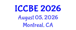 International Conference on Civil and Building Engineering (ICCBE) August 05, 2026 - Montreal, Canada