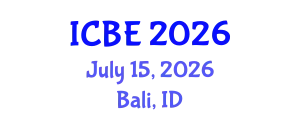 International Conference on Biomedical Engineering (ICBE) July 15, 2026 - Bali, Indonesia