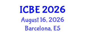 International Conference on Biomedical Engineering (ICBE) August 16, 2026 - Barcelona, Spain