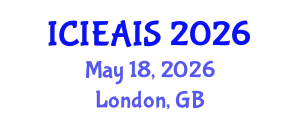 International Conference on Industrial, Engineering and Applied Intelligent Systems (ICIEAIS) May 18, 2026 - London, United Kingdom