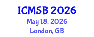 International Conference on Mathematics, Statistics and Biostatistics (ICMSB) May 18, 2026 - London, United Kingdom