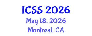 International Conference on Sports Science (ICSS) May 18, 2026 - Montreal, Canada