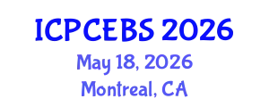 International Conference on Psychology, Cognitive, Education and Behavioral Sciences (ICPCEBS) May 18, 2026 - Montreal, Canada