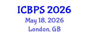 International Conference on Behavioral and Psychological Sciences (ICBPS) May 18, 2026 - London, United Kingdom