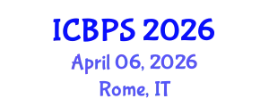 International Conference on Behavioral and Psychological Sciences (ICBPS) April 06, 2026 - Rome, Italy
