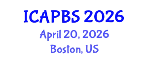 International Conference on Applied Psychology and Behavioral Sciences (ICAPBS) April 20, 2026 - Boston, United States