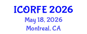 International Conference on Operations Research and Financial Engineering (ICORFE) May 18, 2026 - Montreal, Canada
