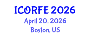 International Conference on Operations Research and Financial Engineering (ICORFE) April 20, 2026 - Boston, United States