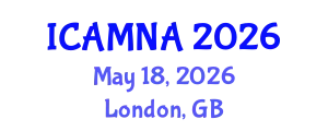 International Conference on Applied Mathematics and Numerical Analysis (ICAMNA) May 18, 2026 - London, United Kingdom