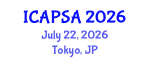 International Conference on Atomic Physics, Systems and Applications (ICAPSA) July 22, 2026 - Tokyo, Japan