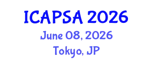 International Conference on Atomic Physics, Systems and Applications (ICAPSA) June 08, 2026 - Tokyo, Japan