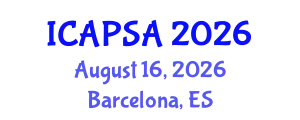 International Conference on Atomic Physics, Systems and Applications (ICAPSA) August 16, 2026 - Barcelona, Spain