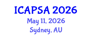 International Conference on Atomic Physics, Systems and Applications (ICAPSA) May 11, 2026 - Sydney, Australia