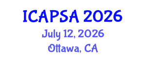 International Conference on Atomic Physics, Systems and Applications (ICAPSA) July 12, 2026 - Ottawa, Canada