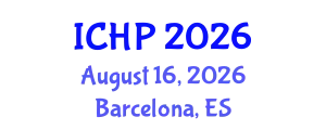 International Conference on Hadron Physics (ICHP) August 16, 2026 - Barcelona, Spain