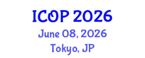 International Conference on Optics and Photonics (ICOP) June 08, 2026 - Tokyo, Japan