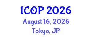 International Conference on Optics and Photonics (ICOP) August 16, 2026 - Tokyo, Japan