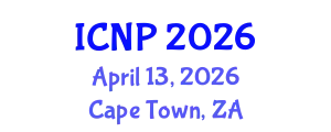 International Conference on Nuclear Physics (ICNP) April 13, 2026 - Cape Town, South Africa