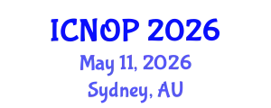 International Conference on Nanotechnology, Optoelectronics and Photonics (ICNOP) May 11, 2026 - Sydney, Australia