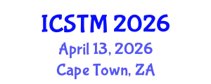 International Conference on Sustainable Tourism Management (ICSTM) April 13, 2026 - Cape Town, South Africa