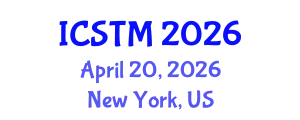 International Conference on Sustainable Tourism Management (ICSTM) April 20, 2026 - New York, United States